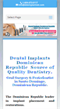 Mobile Screenshot of dentalimplantsdominicanrepublic.com